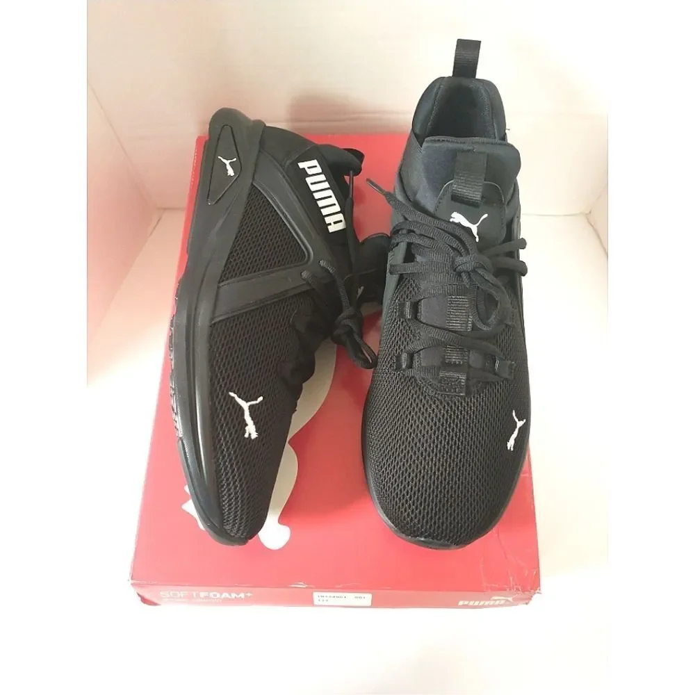 New! PUMA Men's Enzo 2 Sport Training Running Sneakers Athletic Shoes Black